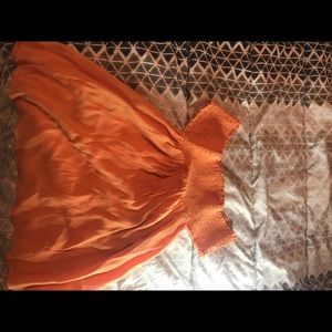 Off the shoulder crop top